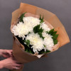 Изображение 3 - Монобукет из белых хризантем - купить в Москве