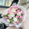 Изображение 4 - Микс розовых и белых тюльпанов - купить в Москве