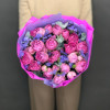 Изображение 11 - Букет из кустовой пионовидной розы со статицей - купить в Москве