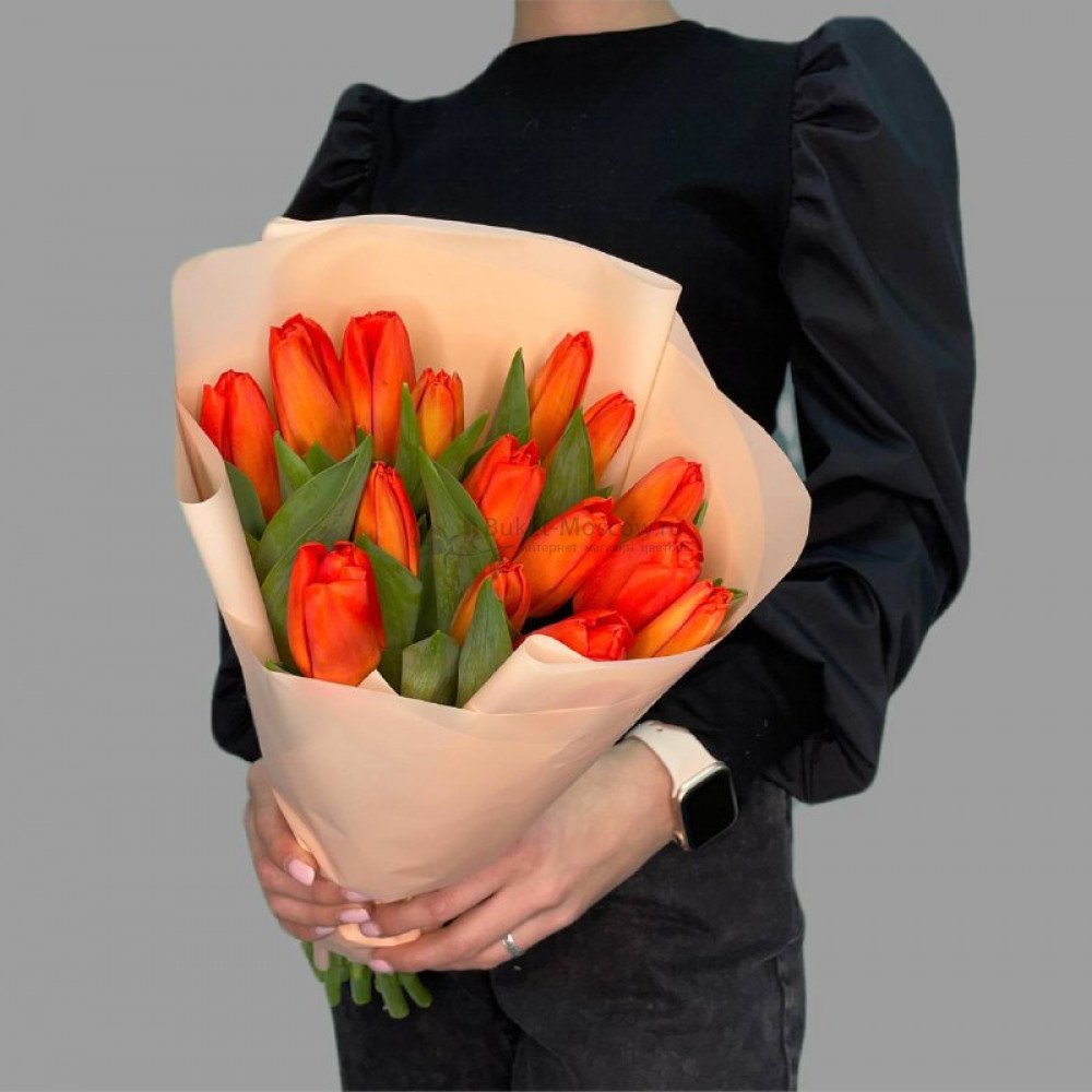 Изображение - Тюльпаны оранжевые - купить в Москве