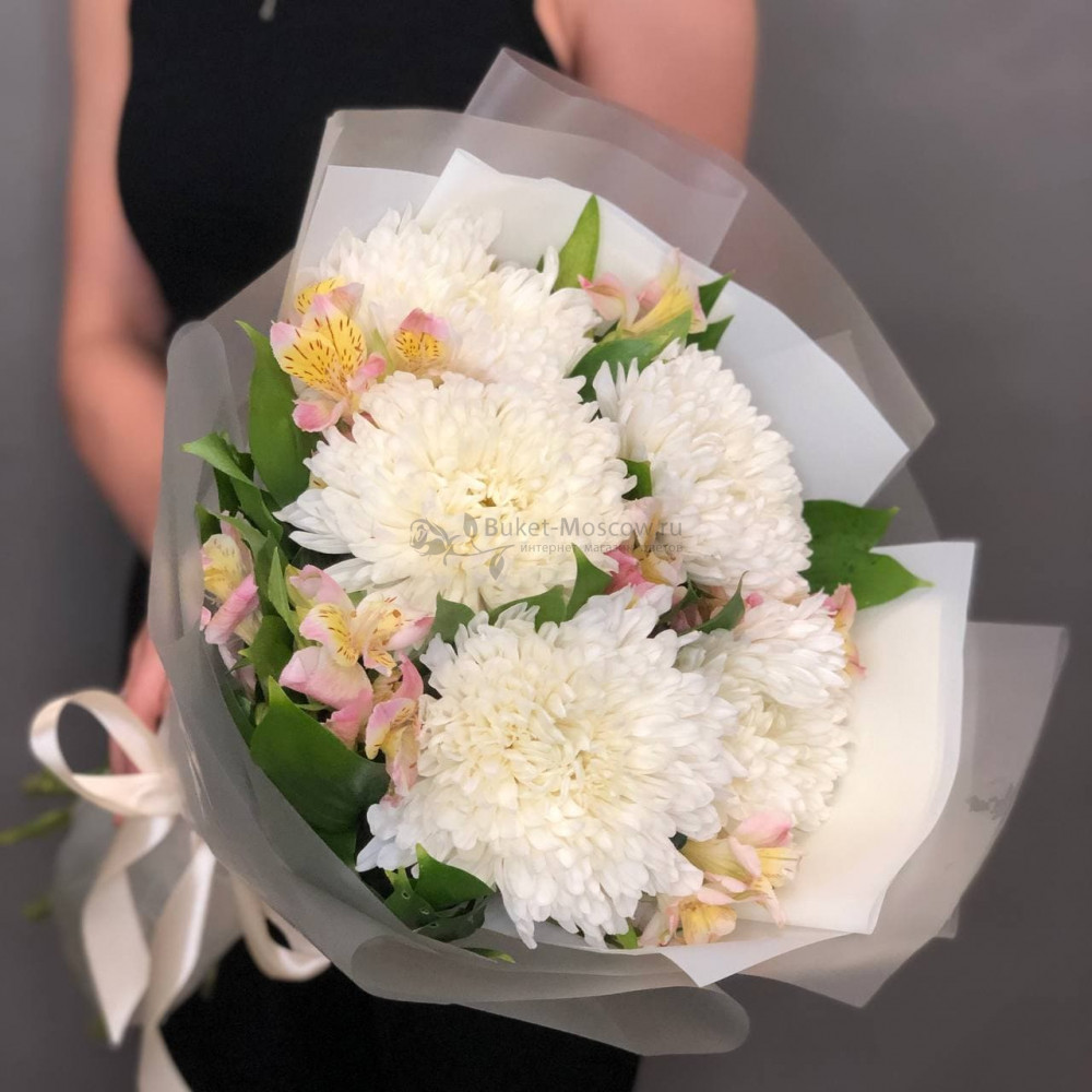 Купить одноголовую хризантему в москве заказ цветов доставка омск