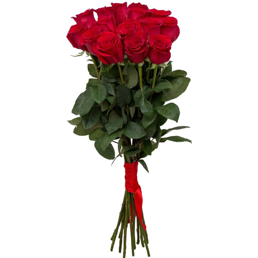 Изображение - Букет из 19 Красных роз ПРЕМИУМ 80см - купить в Москве