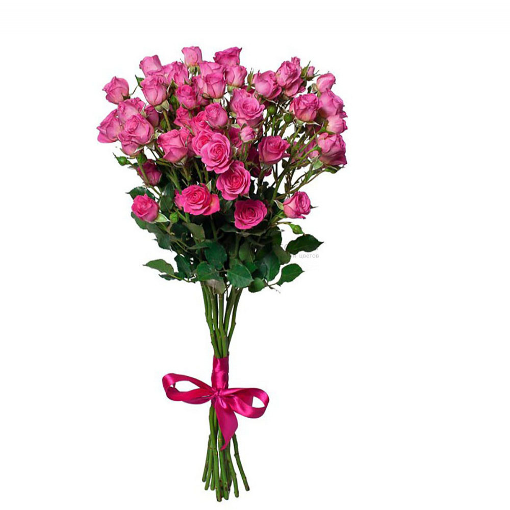 Изображение - Букет из 9 Кустовых роз - купить в Москве