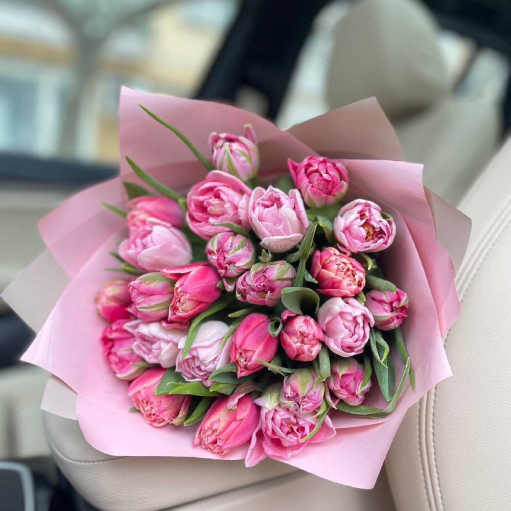 Изображение - Микс розовых тюльпанов - купить в Москве