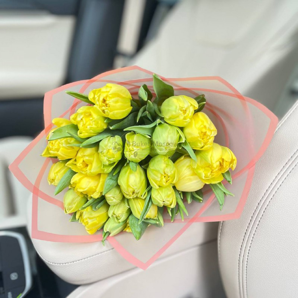 Изображение - Желтые тюльпаны 25 - купить в Москве
