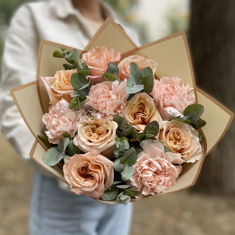 Изображение - Букет с пионовидными розами (19) - купить в Москве