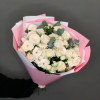 Изображение 1 - Монобукет из белых кустоых роз - купить в Москве